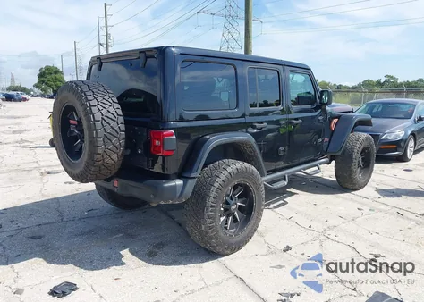 2018 Jeep Wrangler Unlimited Rubicon 4X4 from USA, damaged, VIN 1C4HJXFG6JW221579